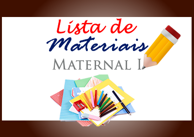 Lista de Materiais - Maternal I